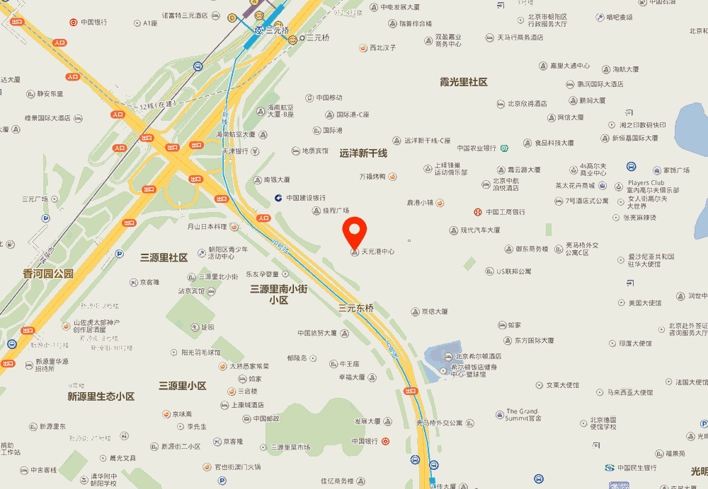 天元港中心位置地图